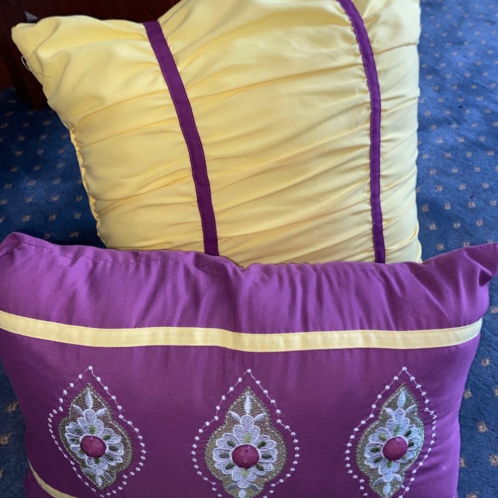 Decorative throw pillow